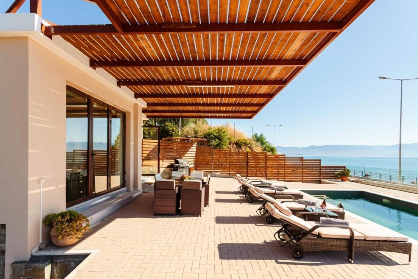Seaside Summer Bliss - Aurora Luxury Pool Paradise Petalídhion Exterior foto
