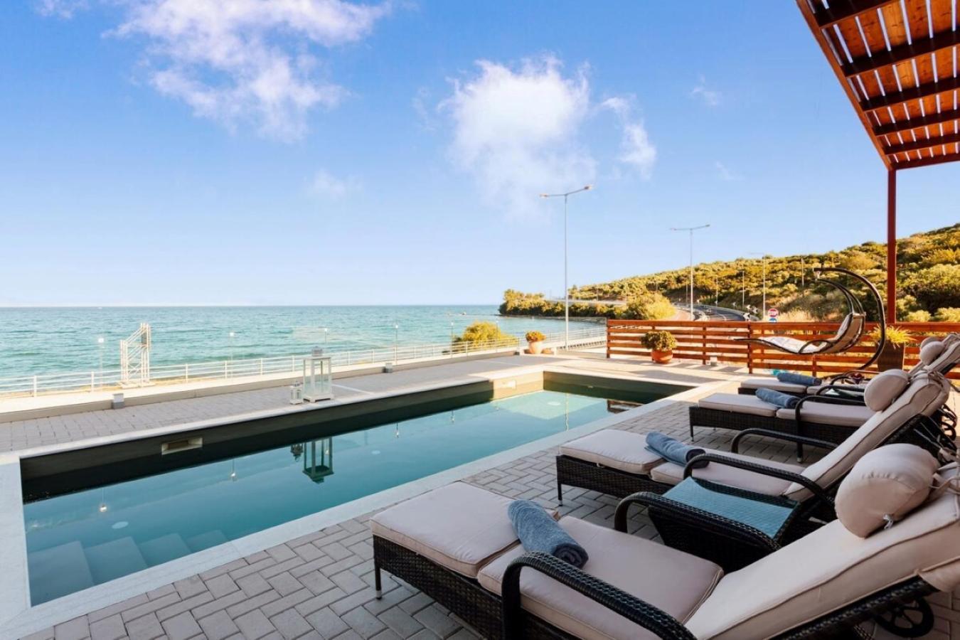 Seaside Summer Bliss - Aurora Luxury Pool Paradise Petalídhion Exterior foto